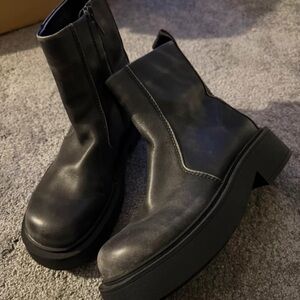 Zara Black Ankle Boots